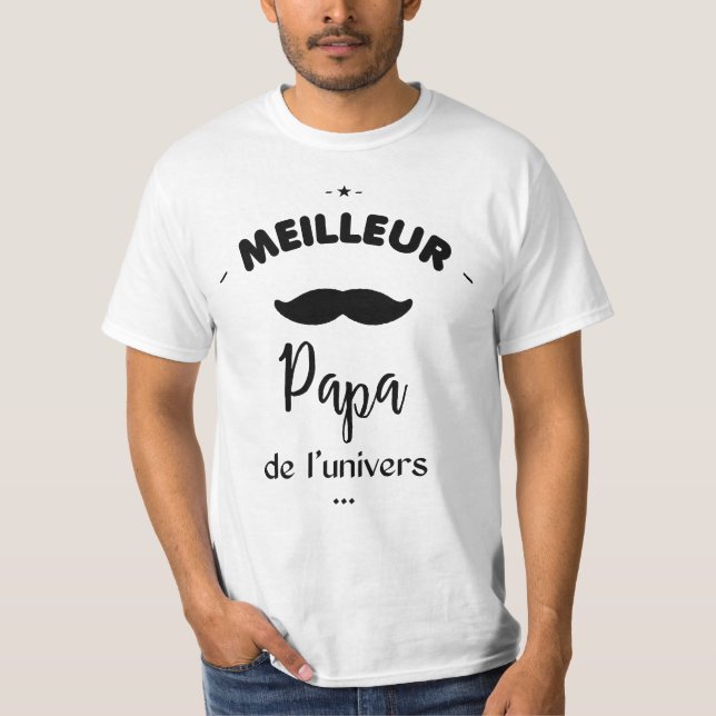 Camiseta Mejor papá del mundo (Anverso)