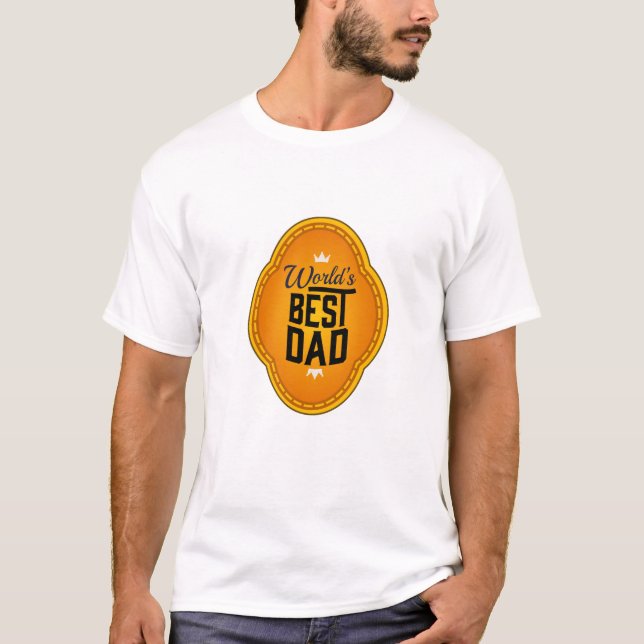 CAMISETA MEJOR PAPÁ DEL MUNDO (Anverso)