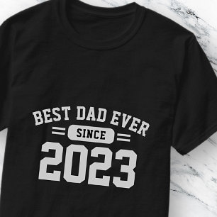 Camiseta Mejor Papá del Mundo Atlético Moderno Elegante Día
