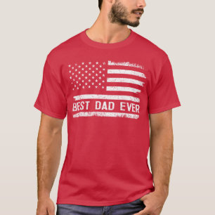 Camiseta Mejor Papá del Mundo con regalos de la bandera est
