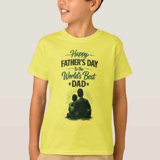 Camiseta Mejor Papá del Mundo | Diseño de Regalo del Día de