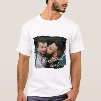 Camiseta Mejor Papá del Mundo Escritura a Mano Regalo Perso