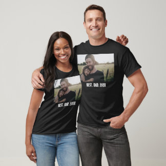 Camiseta Mejor Papá del Mundo – Foto Moderna del Día del Pa
