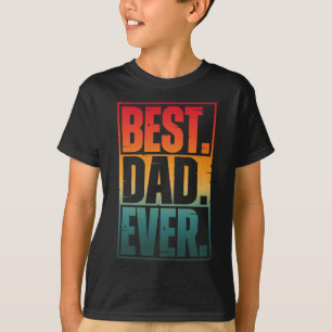 CAMISETA MEJOR PAPÁ DEL MUNDO TIPOGRAFÍA
