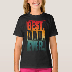 CAMISETA MEJOR PAPÁ DEL MUNDO TIPOGRAFÍA