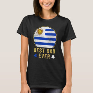 Camiseta Mejor Papá del Mundo Uruguayo Padre País Urugua