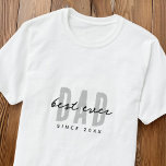 Camiseta Mejor Papá Desde El 20XX Moderno Mímico Preppy<br><div class="desc">Este diseño sencillo y moderno se compone de una tipografía de san serif.</div>