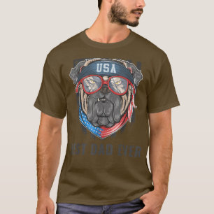 Camiseta Mejor Papá EEUU Bandera Estadounidense Familia De