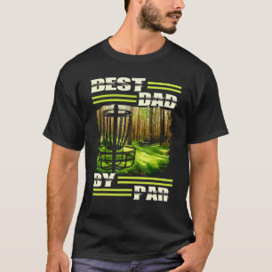 Camiseta Mejor Papá en Disco Paro Golf Papá para los hombre