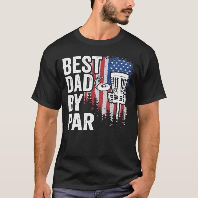 Camiseta Mejor Papá En El Golf De Par Disk (Anverso)