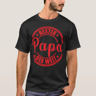 Camiseta Mejor Papá En El Mundo Que Dice Padre