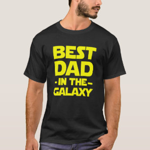 Camiseta Mejor Papá En La Galaxia Ciencia Ficción