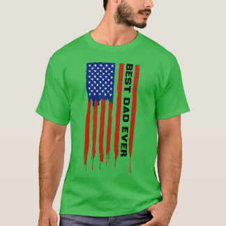 Camiseta Mejor Papá Feliz Día del Padre