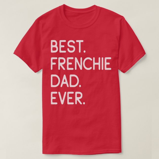 Camiseta Mejor Papá Francés Ever9 (Diseño del anverso)