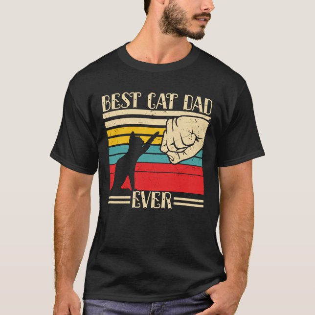 Camiseta Mejor Papá Gato (Anverso)