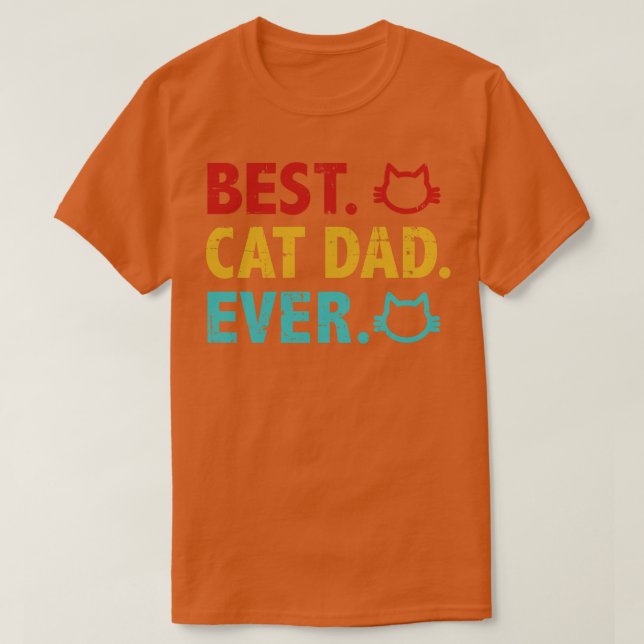 Camiseta Mejor Papá Gato (Diseño del anverso)