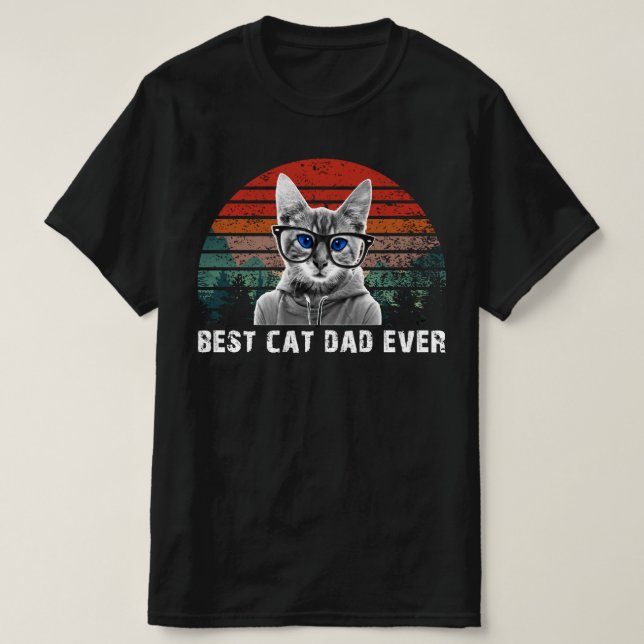 Camiseta Mejor Papá Gato (Diseño del anverso)