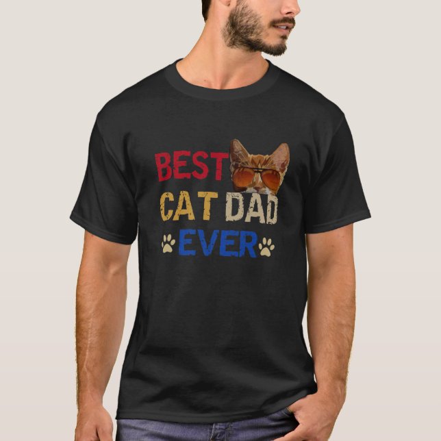 Camiseta Mejor Papá Gato (Anverso)