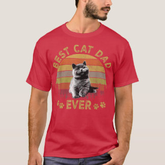 Camiseta Mejor Papá Gato Cada Día Gracioso Papá Gato Día 20