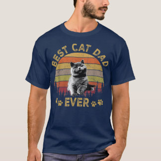 Camiseta Mejor Papá Gato Cada Día Gracioso Papá Gato Día 20