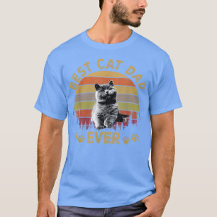 Camiseta Mejor Papá Gato Cada Día Gracioso Papá Gato Día 20