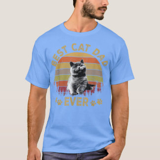 Camiseta Mejor Papá Gato Cada Día Gracioso Papá Gato Día 20