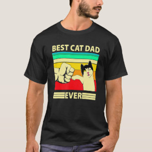 Camiseta Mejor papá gato de todos   Día del padre gato Dadd