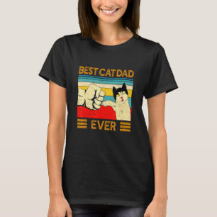 Camiseta Mejor papá gato de todos   Día del padre gato Dadd