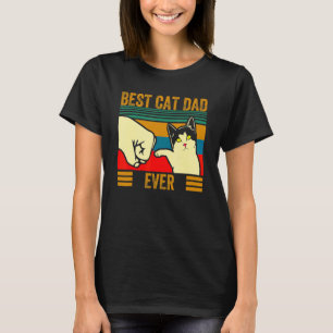 Camiseta Mejor papá gato de todos   Día del padre gato Dadd