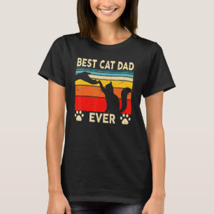 Camiseta Mejor papá gato de todos   Día del padre gato Dadd