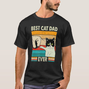 Camiseta Mejor papá gato de todos   Día del padre gato Dadd