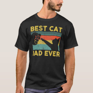 Camiseta Mejor papá gato de todos   Día del padre gato Dadd