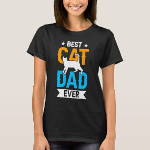 Camiseta Mejor papá gato de todos Papá Padre Frases Día del