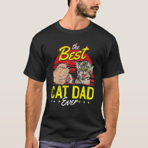 Camiseta Mejor Papá Gato del Mundo Día del Padre Gatito Ado
