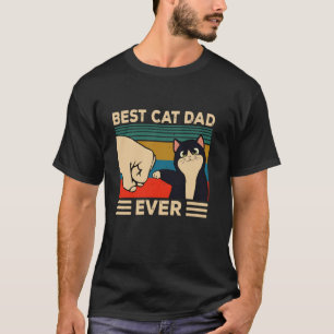 Camiseta Mejor papá gato del mundo Papá Puño de garra Meow