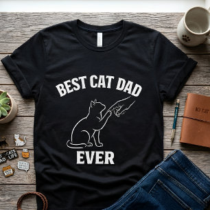 Camiseta Mejor Papá Gato del Mundo Regalo Único para Amante