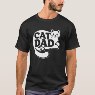 Camiseta Mejor Papá Gato Día del Padre Hombres Gatito Papá 