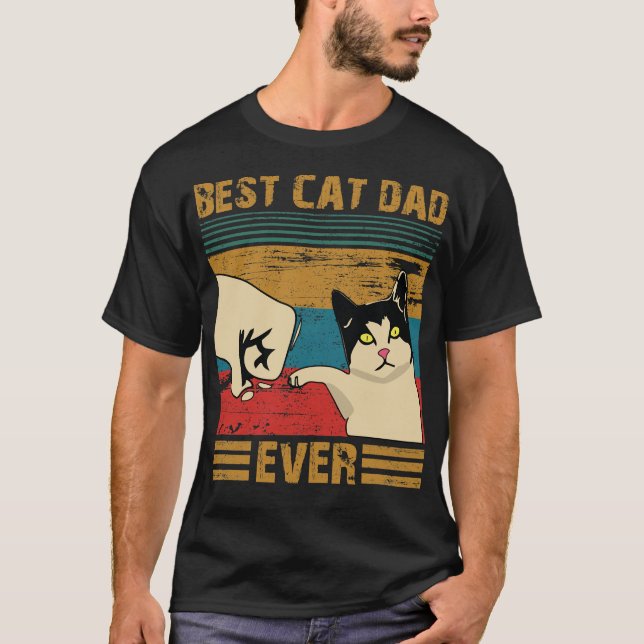 Camiseta Mejor Papá Gato - mejor Katzenvater aller Zeite (Anverso)