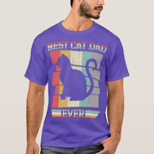 Camiseta Mejor Papá Gato Nunca Funny Papá Padre Vintage Ren