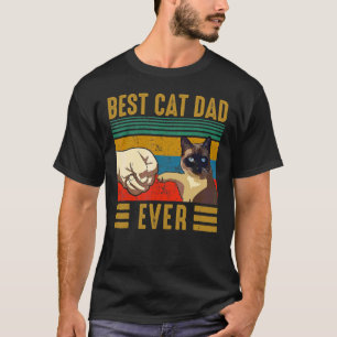 Camiseta Mejor Papá Gato Nunca Papá Gato Padre Día Divertid