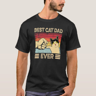 Camiseta Mejor Papá Gato Nunca Vintage Cats 5