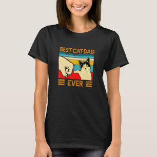 Camiseta Mejor Papá Gato Padre De Gato
