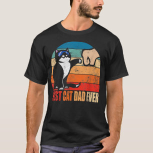 Camiseta Mejor Papá Gato Que Haya Paw Fist Bump Funny Día D