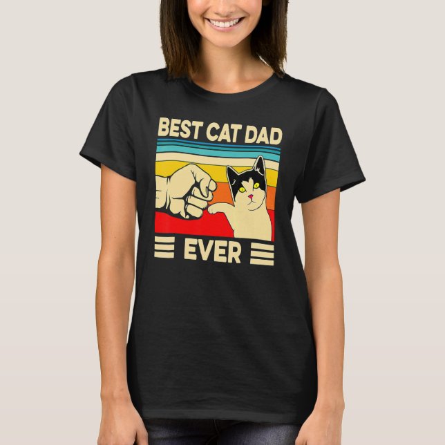 Camiseta Mejor Papá Gato Que Nunca Papá Gato Día 3 (Anverso)