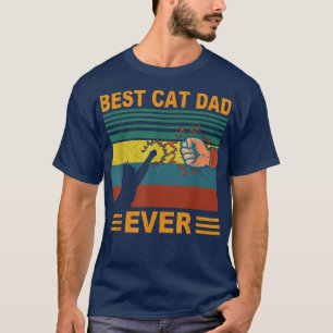 Camiseta Mejor Papá Gato Siempre Funny Papá Padre Día Vito