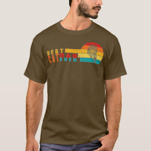 Camiseta Mejor Papá Gato Siempre Vintage Retro Papa Fath de