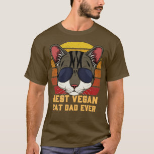 Camiseta Mejor Papá Gato Vegan