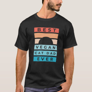 Camiseta Mejor Papá Gato Vegan Hasta El Funny Padre Gato Vi