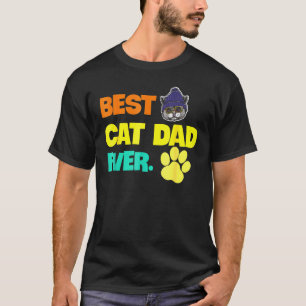 Camiseta Mejor Papá Gato Vintage