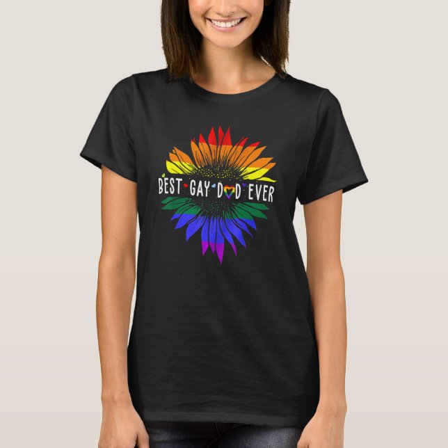 Camiseta Mejor Papá Gay Que Nunca Lgbt Mes Orgullo Gay Papá (Anverso)